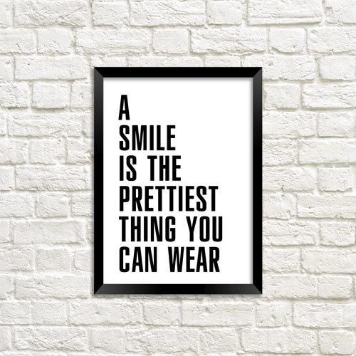 Постер у рамці A smile is... A5 (MT5_18A040)