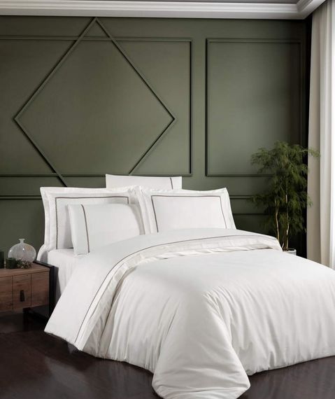 Постільна білизна First Choice V. I. P Satin Moonlight 200 х 220 см Pierre Cream