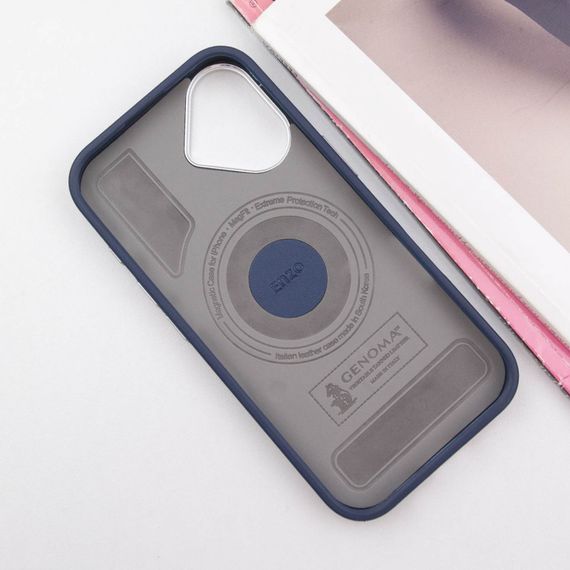 Чохол SGP PC+Leather with MagSafe для Apple iPhone 16 Plus (6.7") Blue | Зображення 2