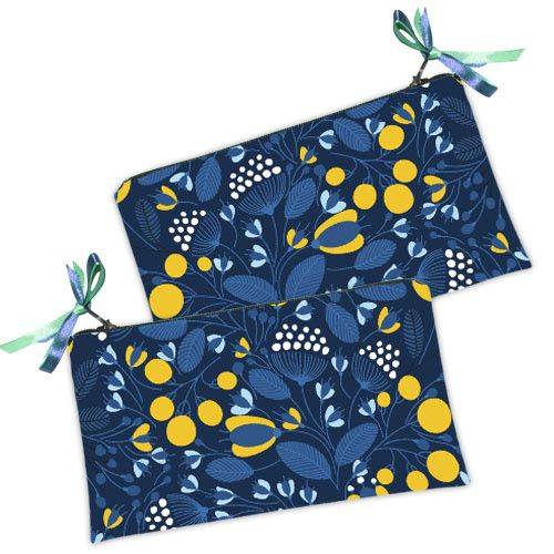 Косметичка женская Цветы. Вечер 20х12 см (K_22U024)