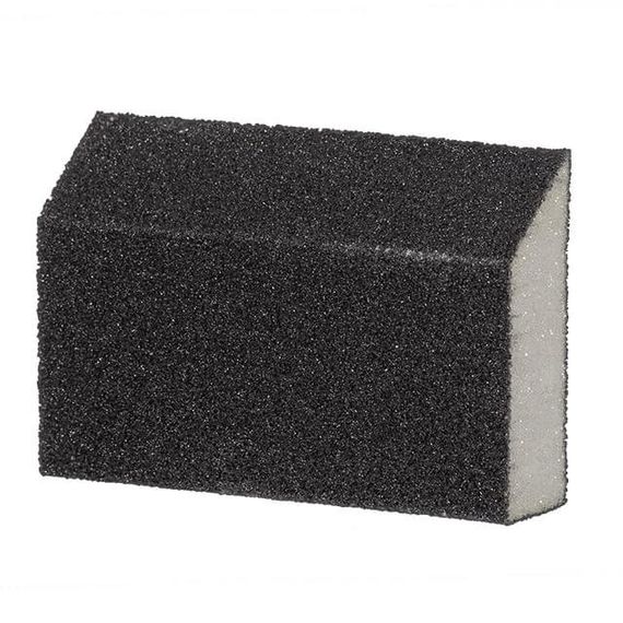 Губка для шліфування трапеція 110*75*54*25 мм, оксид алюмінію К60 INTERTOOL HT-08061 | Зображення 2