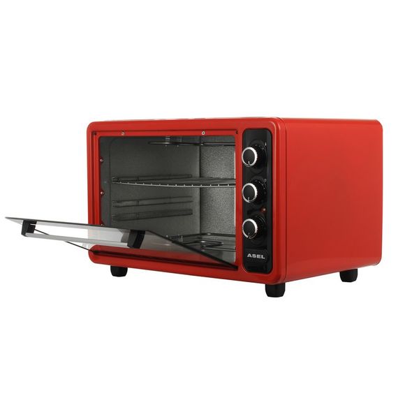 Печь для приготовления завтраков ASEL AF-40-23 33 л 1300 Вт, Электродуховка NF-604 духовка настольная | Зображення 3