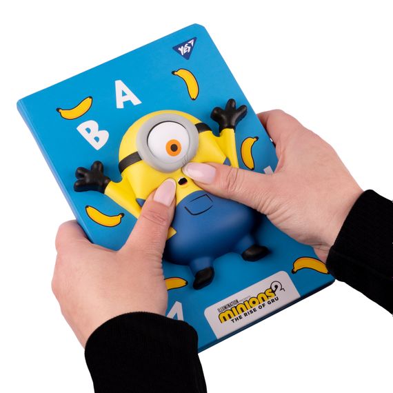 Блокнот-сквіш YES А5 128 арк Minions твердий (151789) | Зображення 6
