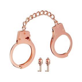 Металлические наручники Luxury Rose Gold  для чувственных игр