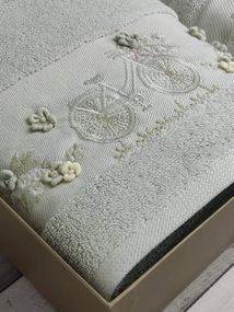 Полотенца Pupilla Elanur bike mint Пенье набор 2шт