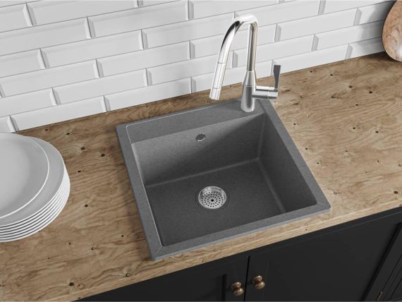 Кухонна мийка BODRUM 510 gray Miraggio | Зображення 5