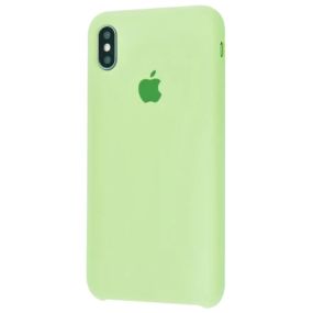 Силіконовий чохол Apple Silicone Case Лайм для iPhone X/XS