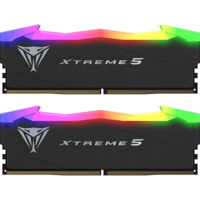 Модуль памяти для компьютера DDR5 32GB (2x16GB) 7600 MHz Viper Xtreme 5 RGB Patriot (PVX532G76C36K)