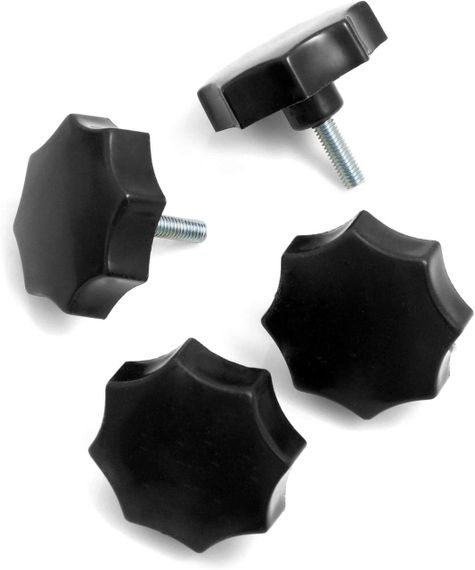 Прижимная ручка, Ручка-звездочка, прижимная ручка М10 Ø50, набор 4 шт, зажимная ручка