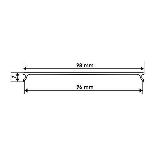 Розсіювач матовий BIOM LM-100 для профілю ЛСВ-100 ((палка 2 м)), м | Зображення 3