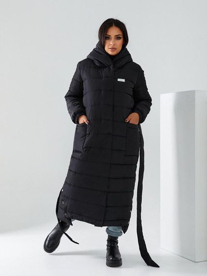 Пуховик арт. А-032 чорний