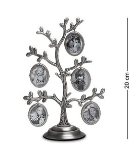 Настінна фоторамка Metal Family Tree 20 см (5 фото)