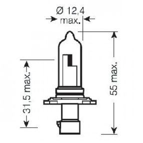 Лампа HB3 OSRAM 9005XS-FS 12V 60W P20D ОРИГІНАЛ