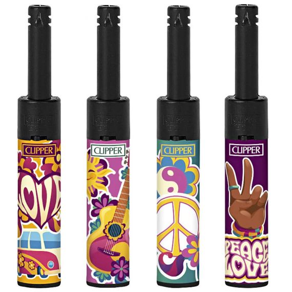 Запальничка Кліпер Lighters Колекція "Clipper Tube Hippie Love 4"