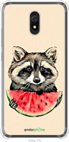 Чохол на Xiaomi Redmi 8A Єнотик з кавуном "4605sp-1794-2448"