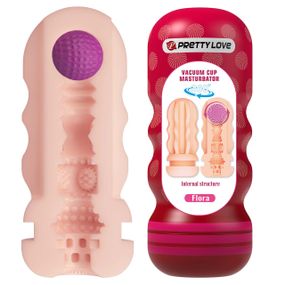 Мастурбатор PRETTY LOVE Flora Vacuum Cup, TPE, тілесний колір Sex Aura
