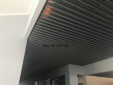 Пластінчата рейка для екранної стелі типу жалюзі , колір антрацит
