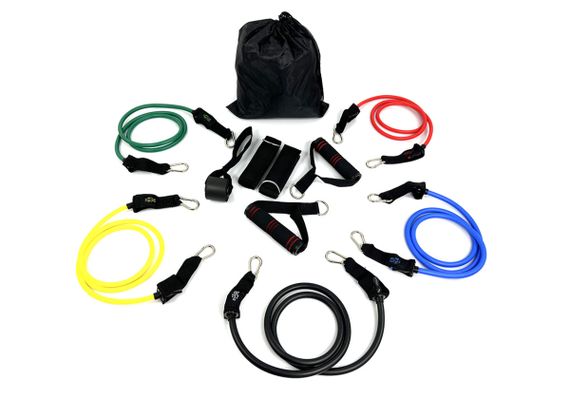 Набір гумових джгутів-еспандерів Бубновського EasyFit для фітнесу та реабілітації з 5 шт (EF-6333) | Зображення 3