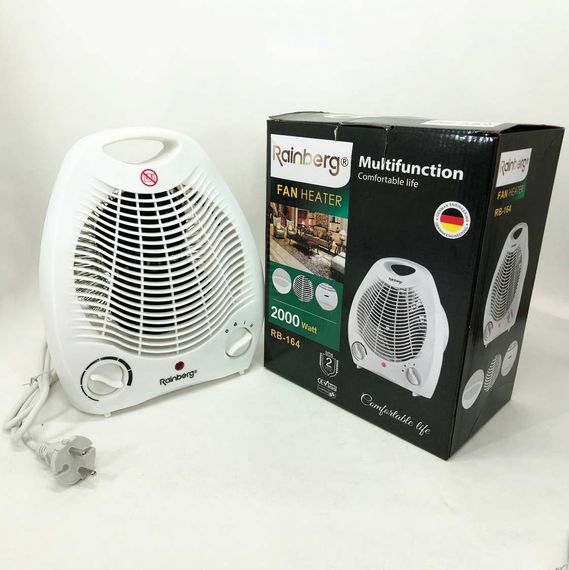 Тепловентилятор Rainberg RB-164 електричний обігрівач UR-216 2000 W