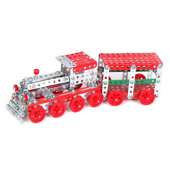 Металевий конструктор Поїзд ТехноК 4814TXK, 312 деталей | Зображення 2