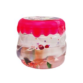 Вязкая масса, слайм "Crystal Slime" CS-01-01U с бусинками Розовый
