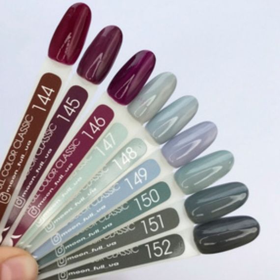 Гель-лак Moon Full №148 голубая сталь 8мл | Зображення 3