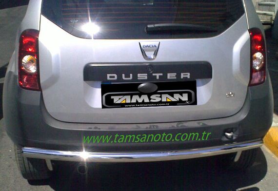 Задня дуга пряма (нерж.) для Renault Duster 2008-2017 рр | Зображення 5