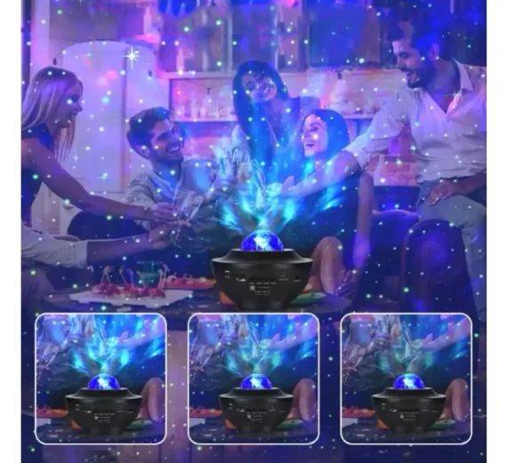 Лампа проектор Asato PROJEKTOR STARS STAR NIGHT LIGHT LED USB + пульт | Зображення 8