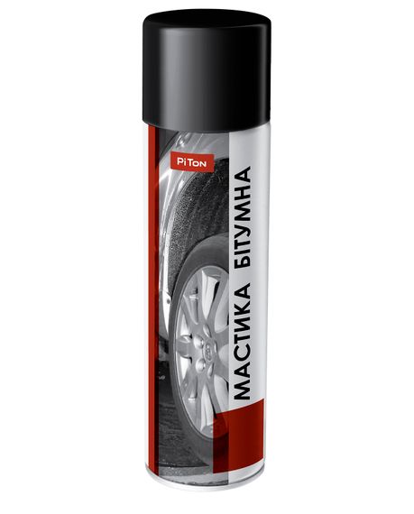 Мастика бітумна PiTon 500мл аерозоль 5180