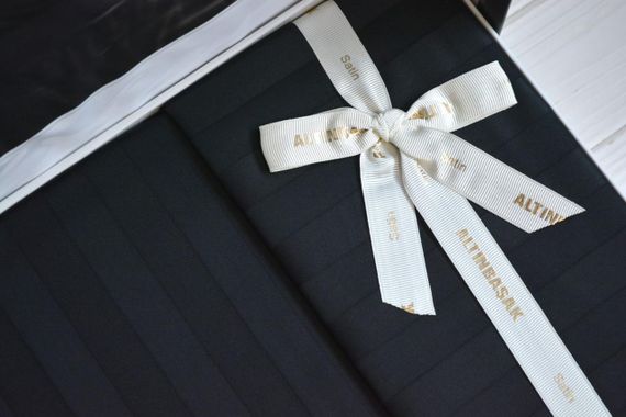 Постельное белье Altinbasak Satin 200 х 220 см Always Siyah | Зображення 2