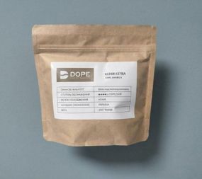 Кофе зерновой Dope 100% арабика Кения Кегва, 250 грамм