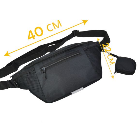 Чоловіча бананка через плече, Містка бананка, Борсетка сумка на пояс Стильна чоловіча на пояс NL-72 | Зображення 7