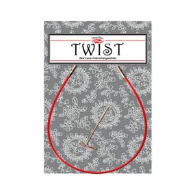 Кабель ChiaoGoo Twist Mini, червоний (55 см)