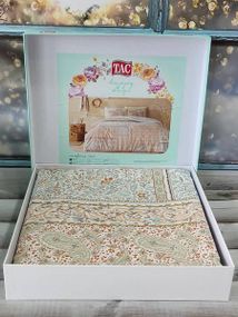 Постільна білизна Tac Agote kiremit Ранфорс Євро розмір