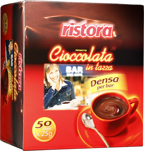 Ristora Bar Гарячий Шоколад 50 шт. порційний у стиках Ристора Cioccolato | Зображення 1
