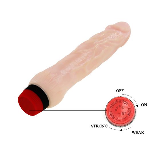 Вібратор - RockIn Dong Vibrator, 21,5 см Sex Aura | Зображення 4