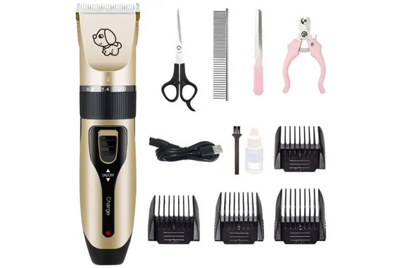 Машинка для стриження собак і кішок Pet Grooming Hair Clipper Kit тример для собак, набір для грумінгу | Зображення 3