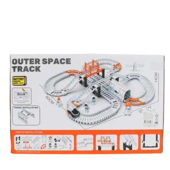 Космічний трек зі звуковими ефектами та світлом Outer Space Track KM888-77