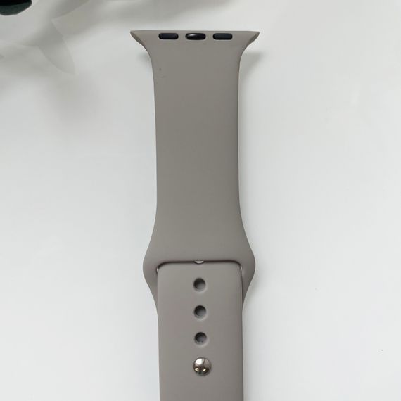 Силіконовий ремінець для розумного годинника Smart Watch 42/44 (Сірий)