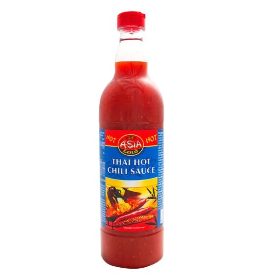 Соус чилі тайська гострий ASIA Chilli Hot Sause, 700 мл, Голландія, у пляшці