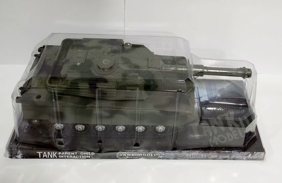 Танк 383-23 D/24D/24D1 Tank Model, світло, інерція, у слюді (6983903110455) Темно-зелений