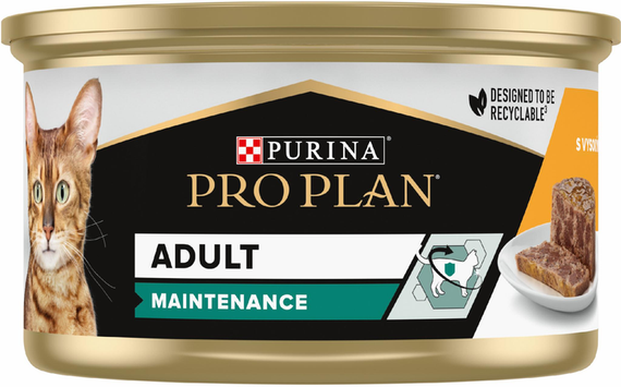 Влажный корм Purina PRO PLAN Adult для взрослых котов, паштет с курицой 86г | Зображення 1