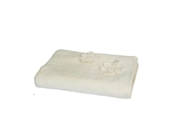 Рушник Romeo Soft 10583 Туреччина 70*140 см  Махра Молочний