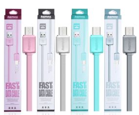 Кабель Remax Fast Data RC-008, Micro-USB, 2.1A, Pink, довжина 1м, BOX