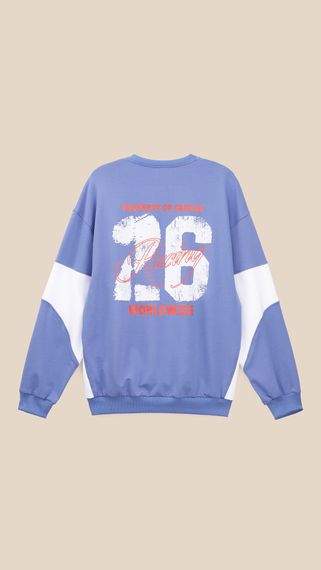 Світшот з принтом чоловічий LAWA P-MB02369 S Синій shop (2000999542510) | Зображення 3