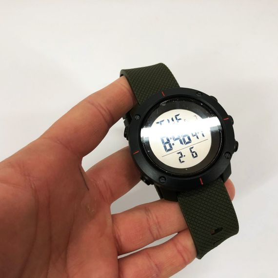Годинник наручний чоловічий SKMEI 1213AG ARMY GREEN BIG SIZE, брендовий чоловічий годинник. Колір: зелений | Зображення 7