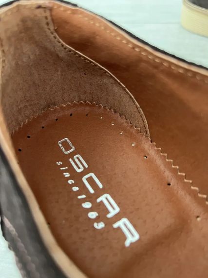 Чоловічі коричневі броги 43 розмір 28,5 см | Зображення 3