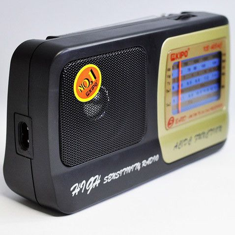 Радиоприёмник Kipo KB-408 AC мощный радио FM c usb питание от батарейки R20 или от сети | Зображення 3