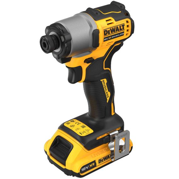 Шуруповерт ударный аккумуляторный бесщёточный 192Нм DeWALT DCF840D2T | Зображення 2
