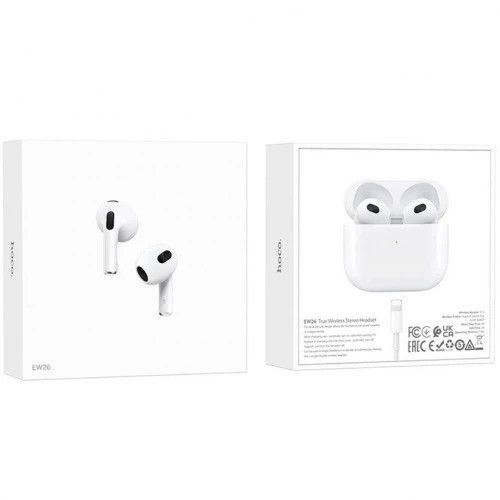 Бездротові навушники Bluetooth Hoco EW26 TWS white | Зображення 5